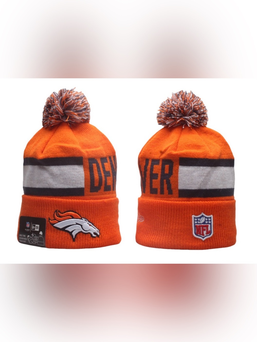 Denver Broncos New Era NFL Beanie OSFM - Brand New